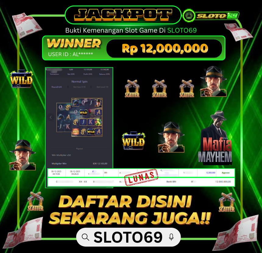 Bukti Transfer Jackpot