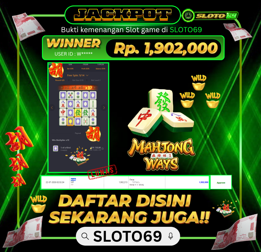 Bukti Jackpot Thumbnail