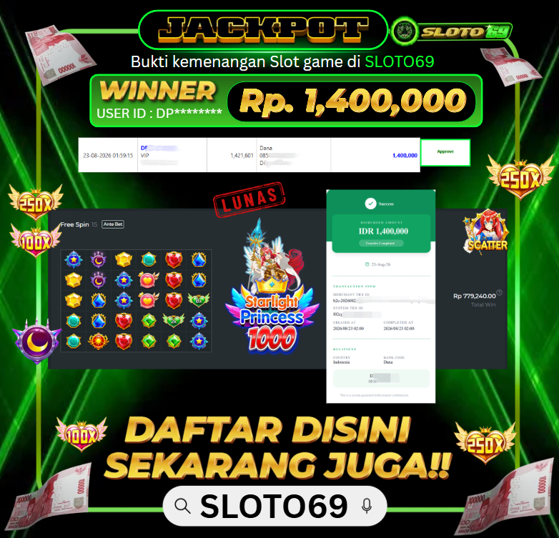 Bukti Jackpot