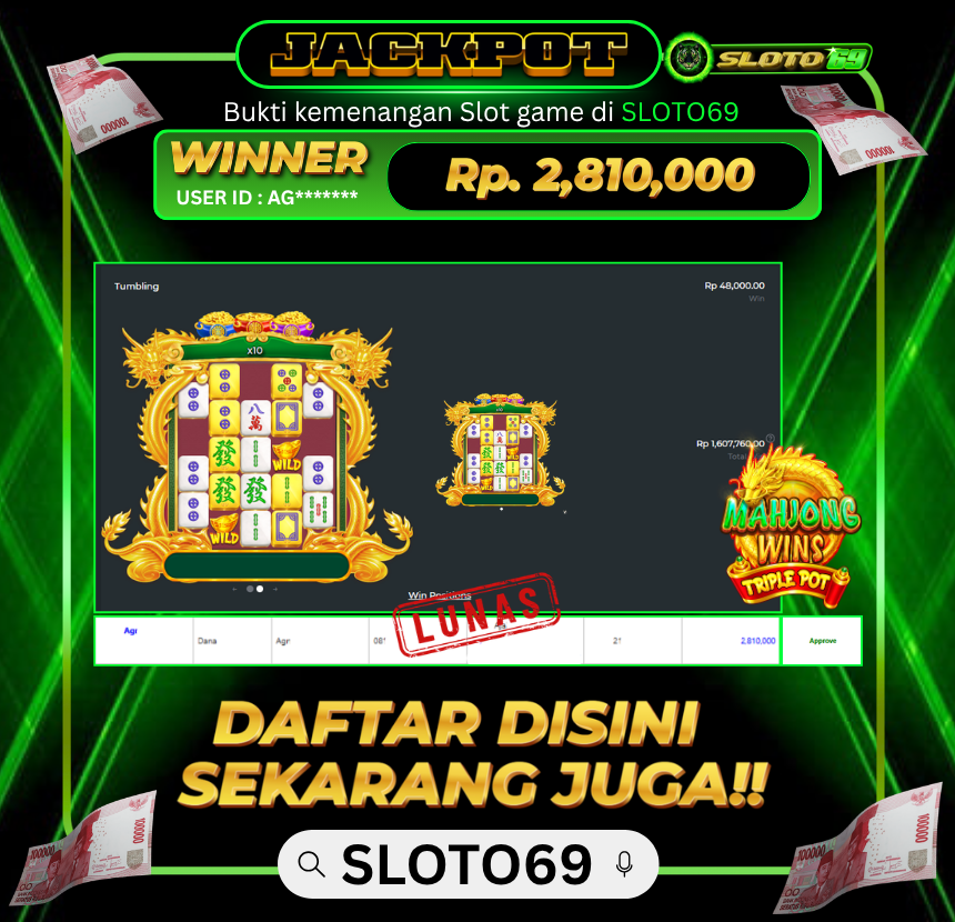 Bukti Jackpot