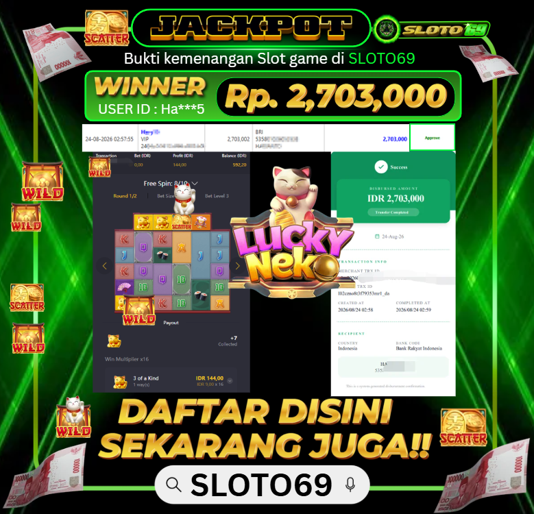 Bukti Jackpot