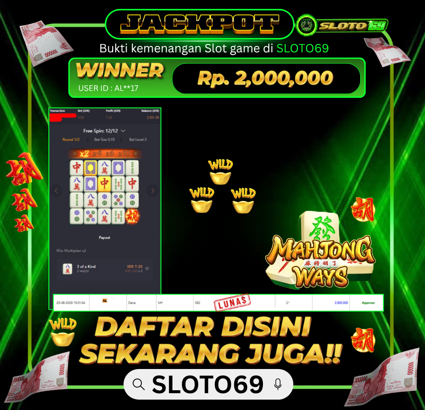 Bukti Jackpot