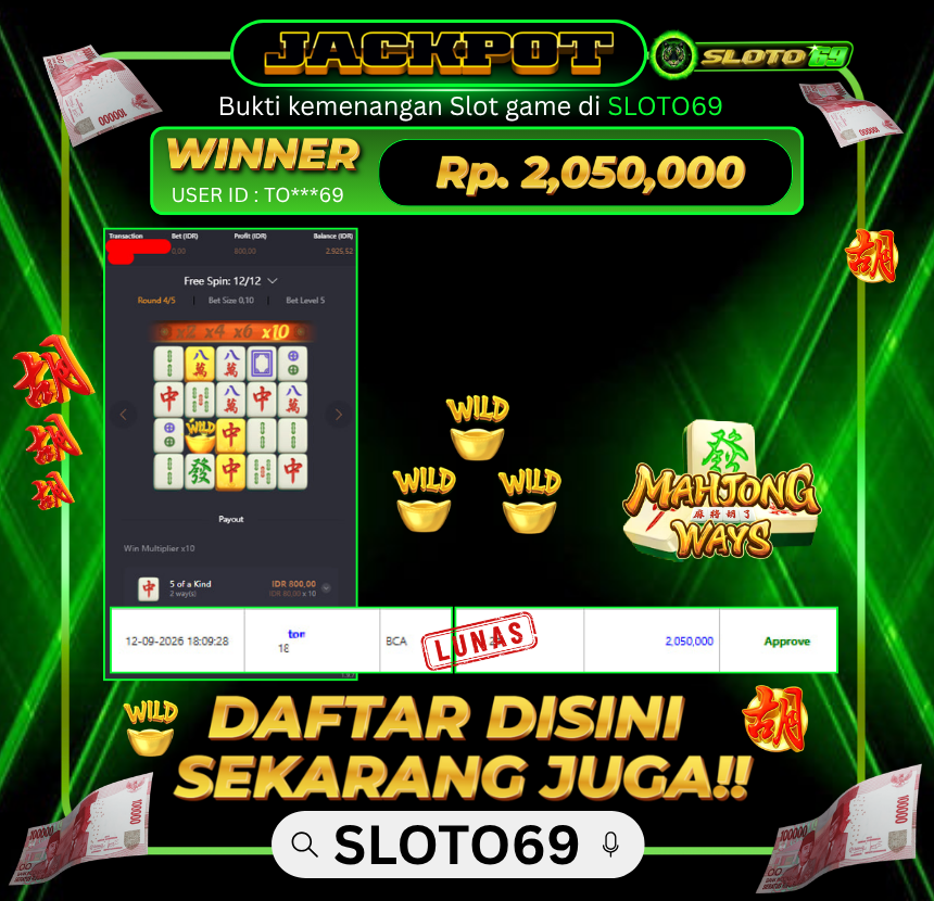 Bukti Jackpot
