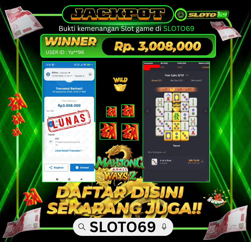 Bukti Jackpot